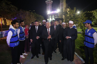 محافظ السويس يشهد الاحتفال بليلة النصف من شعبان بمسجد بدر وسط حضور القيادات والمواطنين