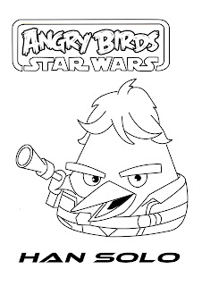 Star Wars Coloring Sheets on Angry Birds Star Wars Free Coloring