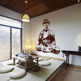 Vinilo Zen Buda ref, MO142 decoración relajante y serena