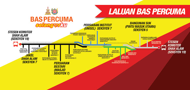 Bas Percuma Selangorku Free Bus Services: Bus Routes 