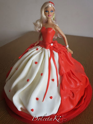 torta vestito barbie