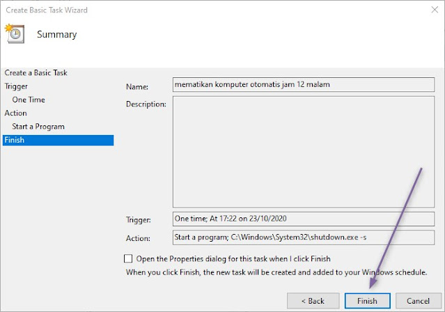 Cara Mematikan Komputer Otomatis dengan Task Scheduler