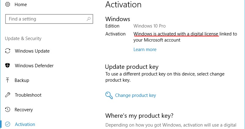 Cara Aktivasi Windows 10 Pro Dengan Digital License 52rb Original