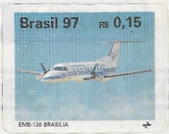 Selo aeronave EMB 120 Brasília