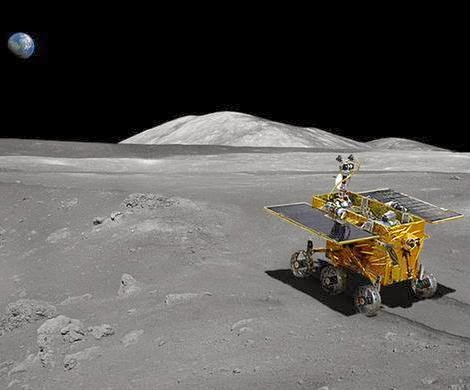 China's First Lunar Rover Jade Rabbit landed on the Moon