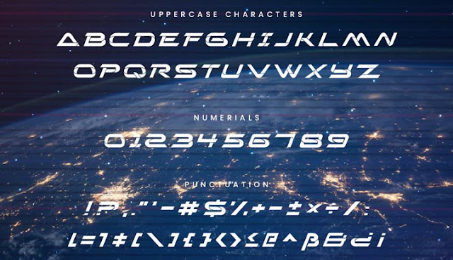 Cascade - Futuristic Display Typeface Font