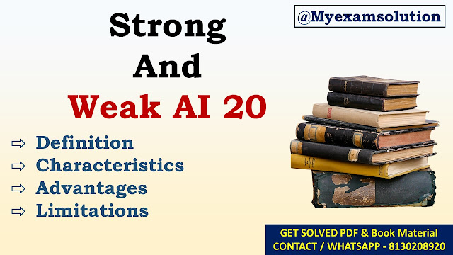 Strong and Weak AI 20
