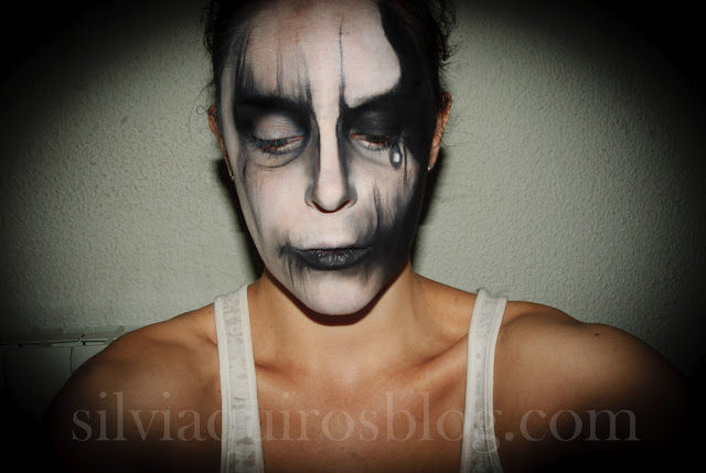 Maquillaje Halloween 16: Payaso diabólico, Halloween Make-up 16: Evil Clown, efectos especiales, special effets, Silvia Quirós