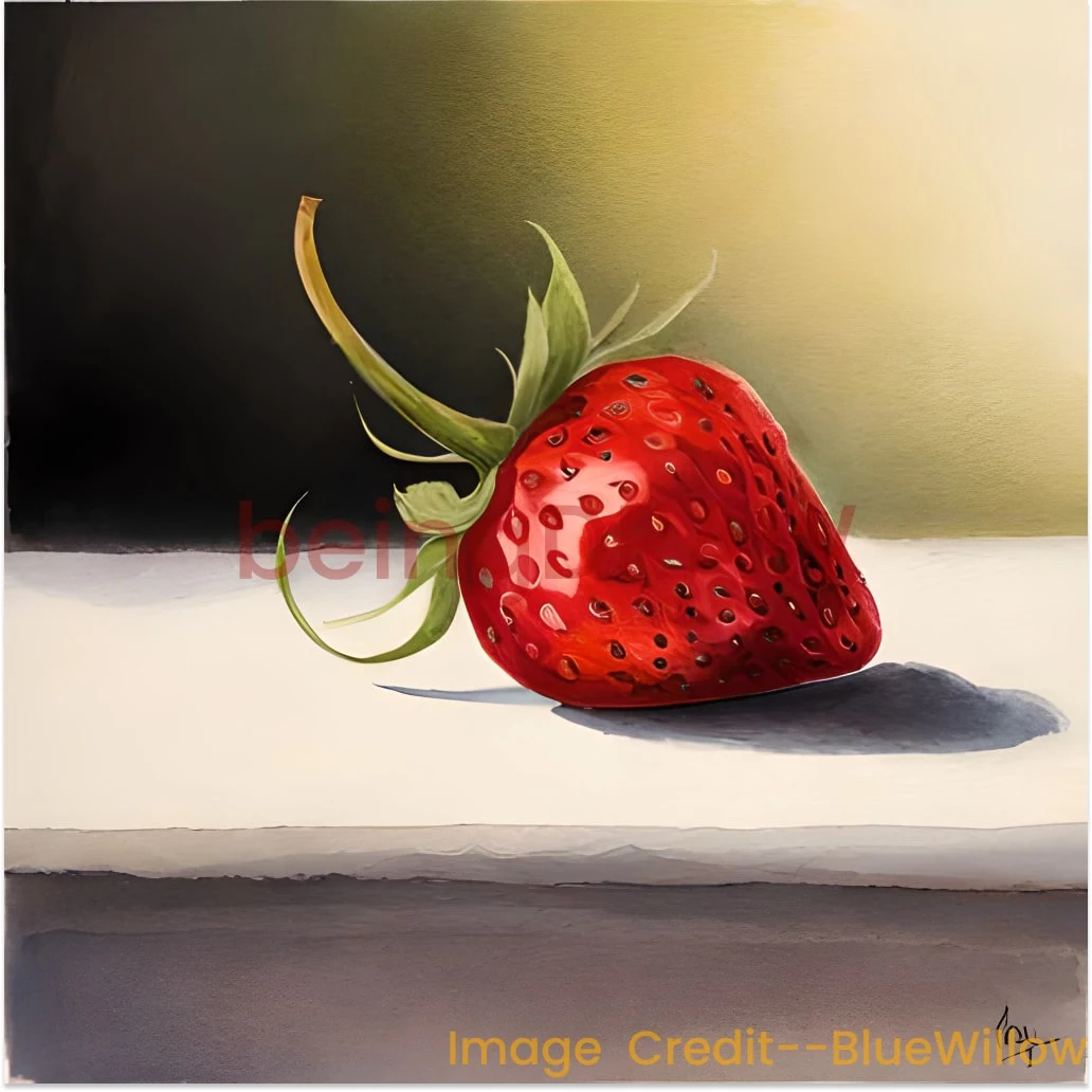 strawberry drawing easy