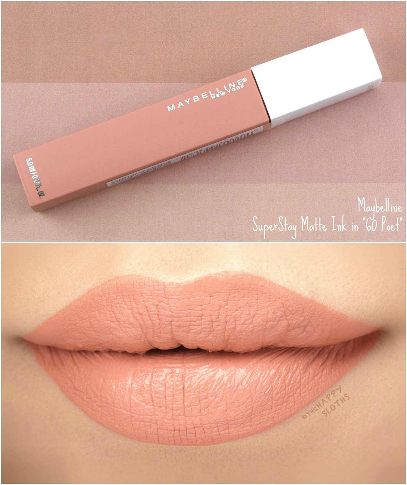 Maybelline | SuperStay Matte Ink "60 Poet": Review and Swatches
