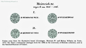 Древние серебряные монеты из куолаярвского клада