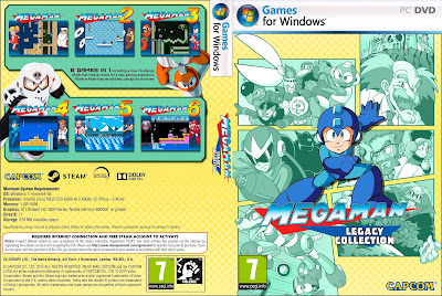 Jogo Mega Man Legacy Collection PC DVD Capa