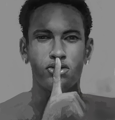 Portrait study   Neymar