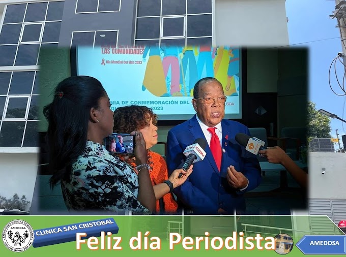 AMEDOSA  Clínica San Cristóbal felicita a periodistas en su día