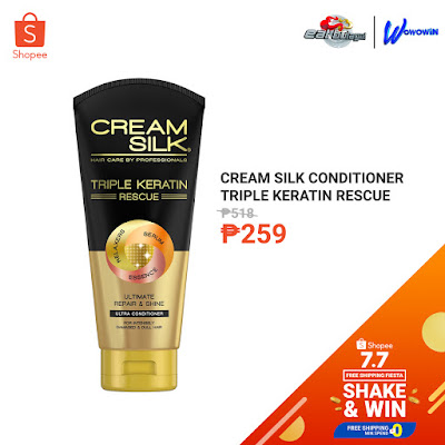Cream Silk Conditioner Triple Keratin Rescue Gold