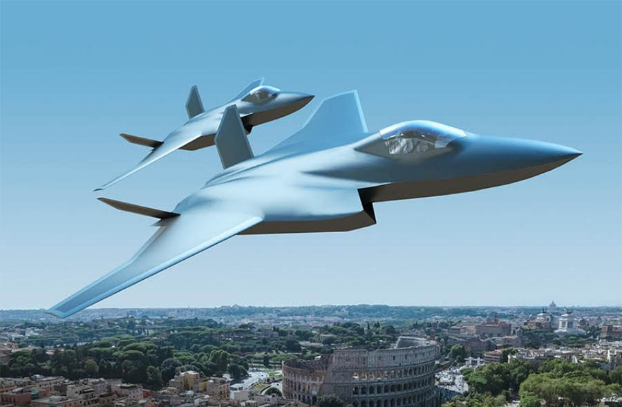 La industria italiana firmó un contrato para la siguiente fase de desarrollo del nuevo caza de 6ª generación GCAP