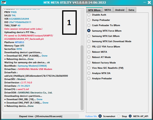 MTK META Utility V43