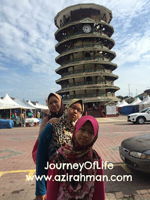 sepagi di teluk intan, menara condong teluk intan