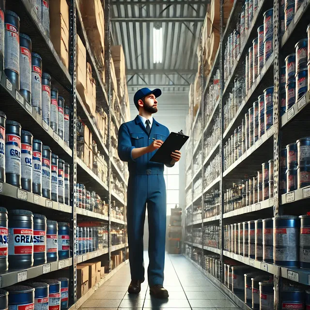Quiz on selecting lubricating grease, covering properties like viscosity, thickeners, additives, shear stability, and food-grade options.