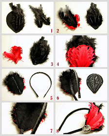 How to make a fascinator headband for Melbourne Cup Day. DIY crafty.