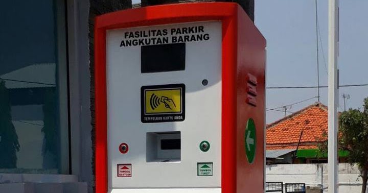 Manless Tiket dispenser Palang Parkir Portal Otomatis 