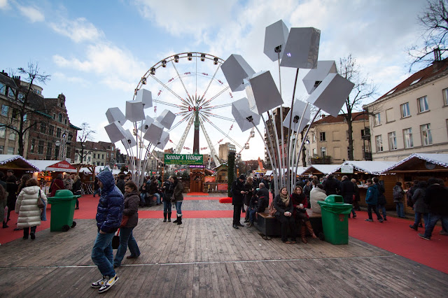 Mercatini di Natale a place Ste-Catherine-Bruxelles