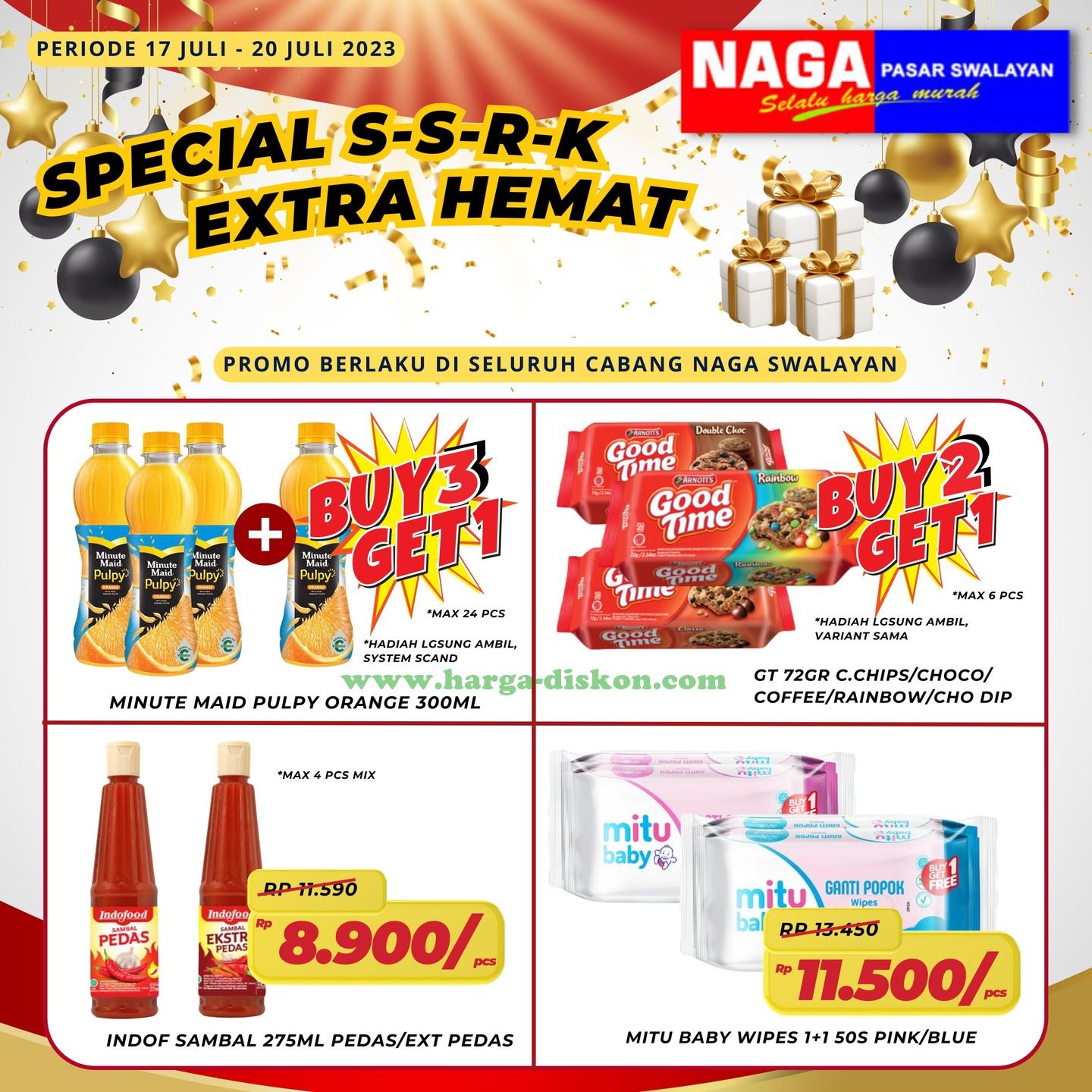 Katalog Promo NAGA Swalayan Awal Pekan 17 - 20 Juli 2023