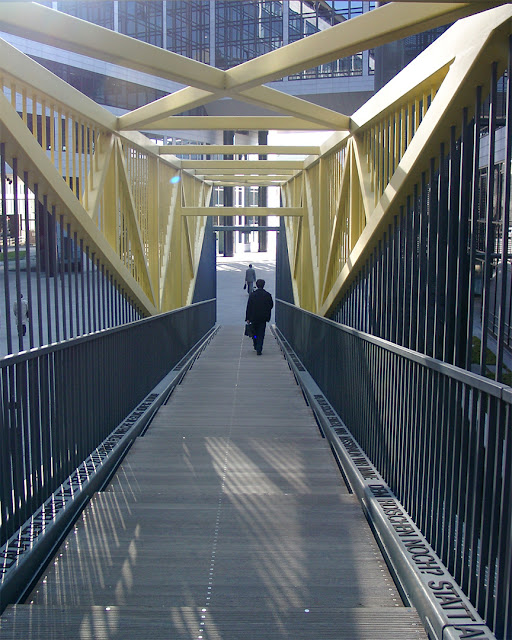 Ramp from above, Landesbank Baden-Württemberg headquarters, Kurt-Georg-Kiesinger-Platz, Stuttgart