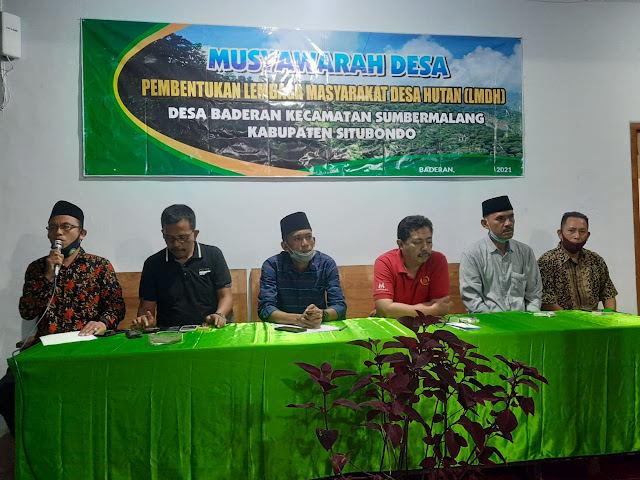 Musyawarah Desa Pembentukan Lembaga Masyarakat Desa Hutan (LMDH)