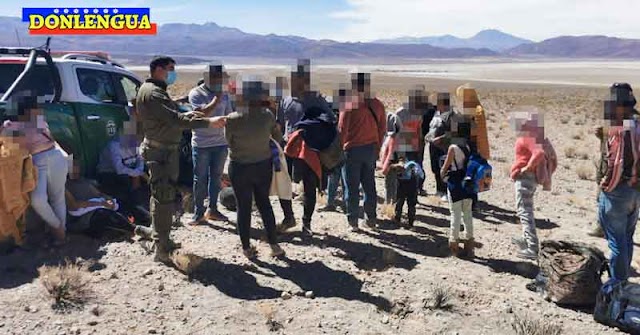 41 venezolanos refugiados fueron rescatados en un desierto de Chile tras perderse