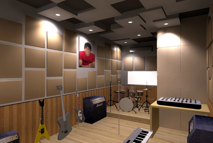 Gemilang Soundproof DESIGN STUDIO MUSIK  BY GEMILANGSOUND