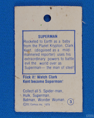 1979 Superheroes Flickers #3 - Superman / Clark Kent