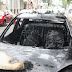 Incêndio em táxi assusta no Centro de Campos