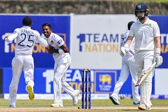 Sri Lanka thrash Ireland in first Test match