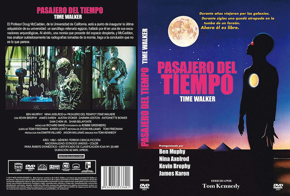 Time Walker - Pasajero del Tiempo (1982), carátula VHS