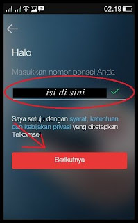 pulsa gratis senilai 50 ribu dari telkomsel