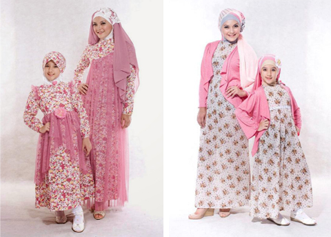  Model  Baju  Muslim  Ibu  dan  Anak  Terbaru 2019