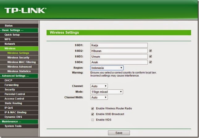 Wireless Router TP-LINK TL-WR720N