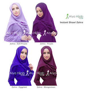 Fasmina instan - Instant Shawl Zahra - produksi alya hijab by naja