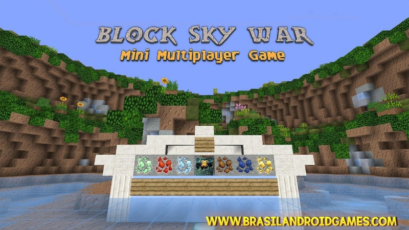 Draw Block Sky War : Mini Game Imagem do Jogo