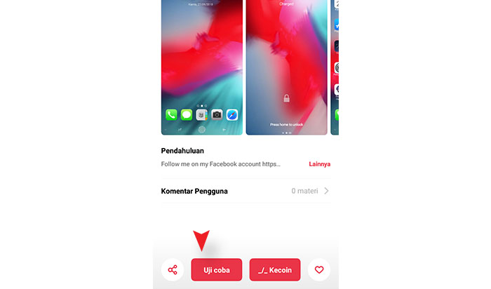 Tema Iphone X Untuk OPPO A3S Tembus Semua Aplikasi