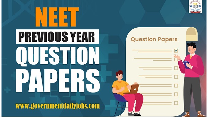 NEET PREVIOUS YEAR QUESTION PAPERS WITH SOLUTIONS PDF