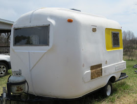 reinstalled windows in Companion fiberglass trailer