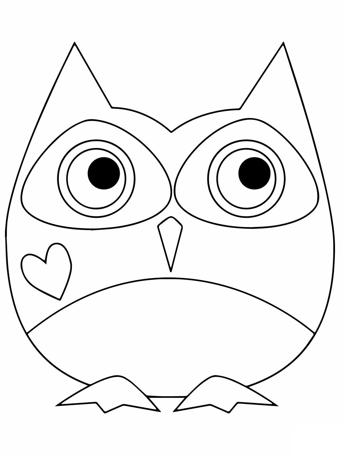 Coloring Pages Of Owl 7