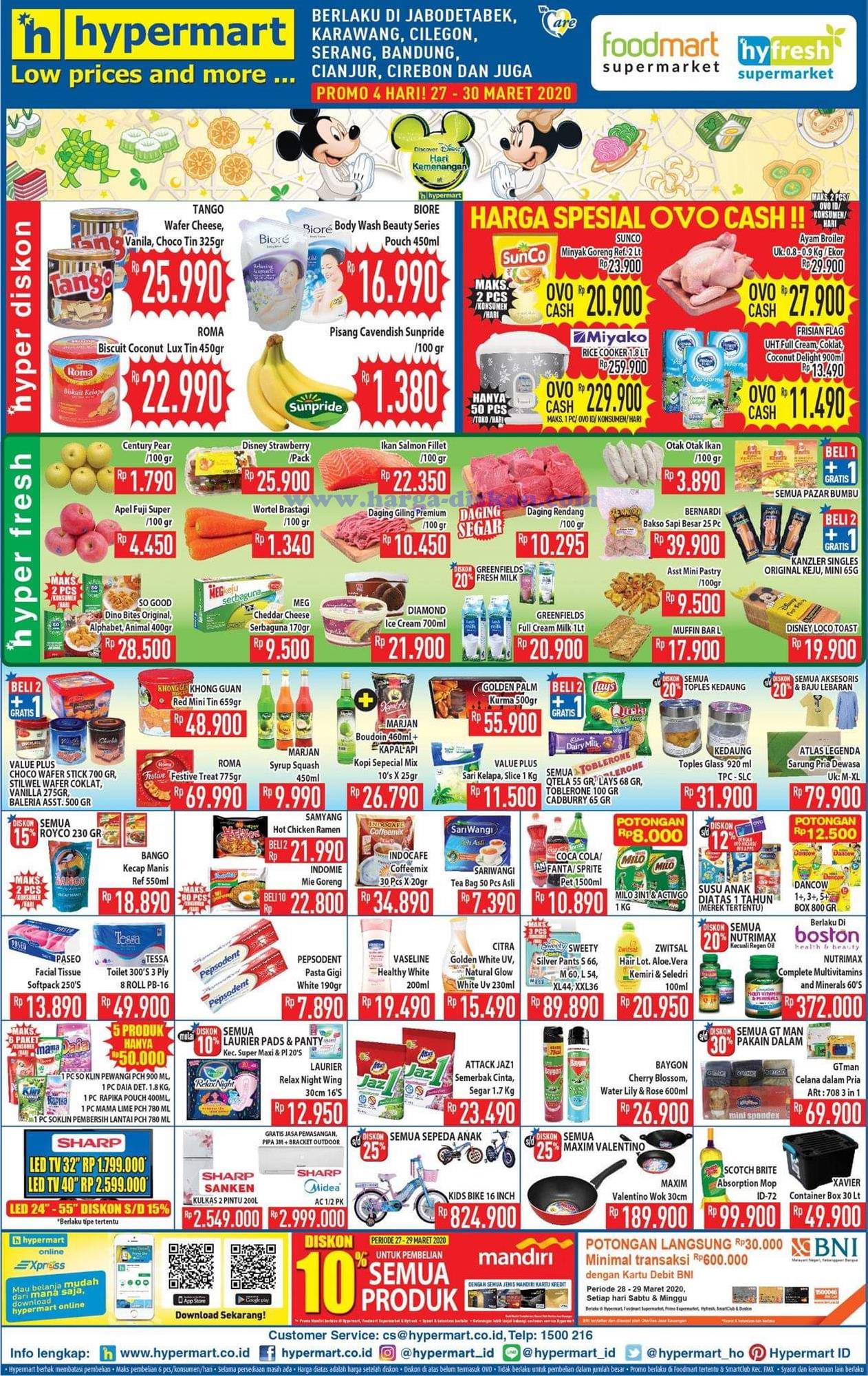 Promo Hypermart Jsm Akhir Pekan 27 30 Maret 2020 Harga Diskon