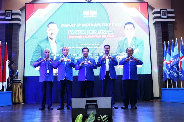 Gelar Rapimda, Demokrat Kalsel Siap Memenangkan Para Caleg Terbaiknya di Pemilu Legislatif  2024 