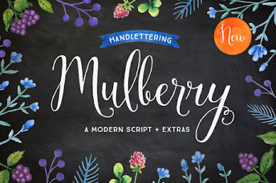 Mulberry font from Creative Market