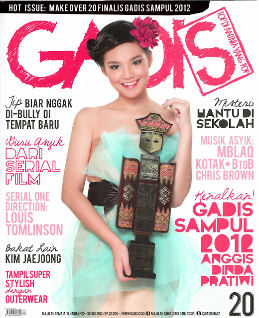 Majalah Gadis 2012 no 20 Anggis Dinda Pratiwi