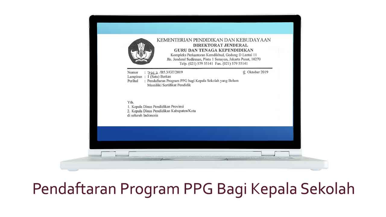 pendaftaran ppg bagi kepala sekolah