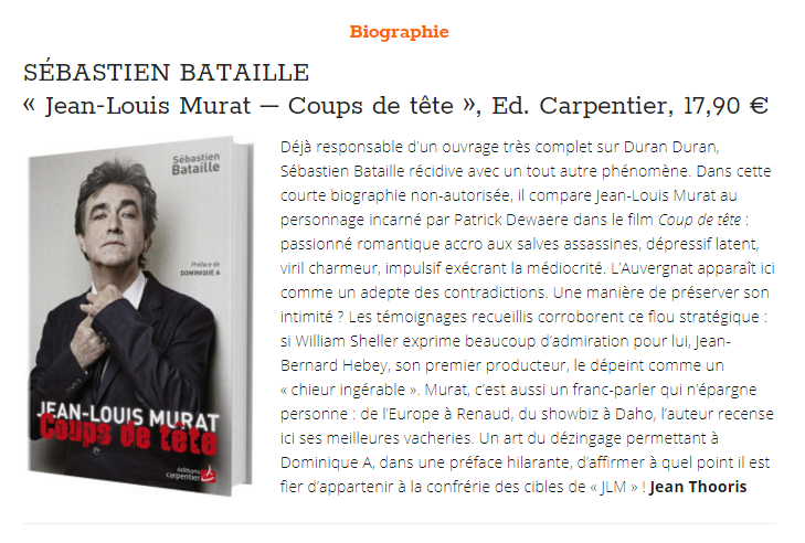 jean-louis murat, biographie jean-louis murat, jean-louis murat coups de tête, sébastien bataille jean-louis murat, dominique a jean-louis murat, murat renaud, murat polémique 